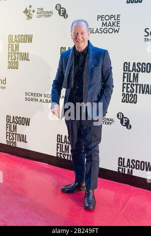 Glasgow, Regno Unito. 29th Feb, 2020. Nella foto; Bill Paterson World Premiere of ‘Love Sarah' `al Glasgow Film Festival 2020 su thee red carpet al di fuori del Glasgow Film Theatre. Credito: Colin Fisher/Alamy Live News Foto Stock