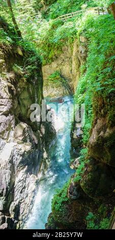 Gilfenklamm Vicino A Sterzing Alto Adige Foto Stock