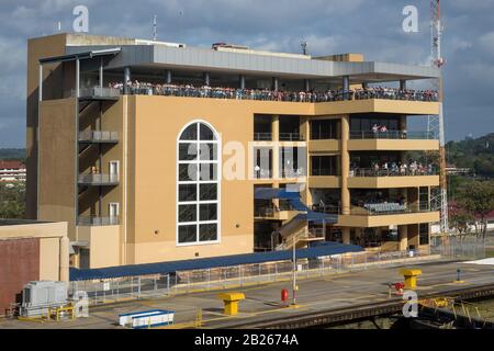 Panama, canale di Panama, stazione di Miraflores Foto Stock