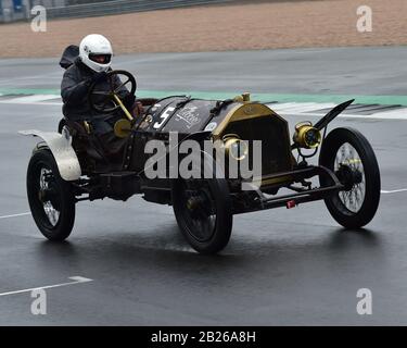 Andrew Howe-Davies, Scat Racer, Pomeroy Trophy, Vintage Sports Car Club, Vscc, 15th Febbraio 2020, Grand Prix Circuit, Silverstone, Towcester, Inghilterra Foto Stock