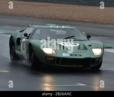 Trofeo Pomeroy, Vintage Sports Car Club, VSCC, 15th Febbraio 2020, Gran Premio circuito, Silverstone, Towcester, Inghilterra, maltempo, auto, competitività Foto Stock