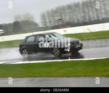 Alistair Littlewood, Audi S3, Pomeroy Trophy, Vintage SPORTS Car Club, VSCC, 15th Febbraio 2020, circuito Gran Premio, Silverstone, Towcester, Inghilterra, Foto Stock