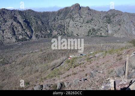 Escursione al Parco Nazionale del Vesuvio Foto Stock