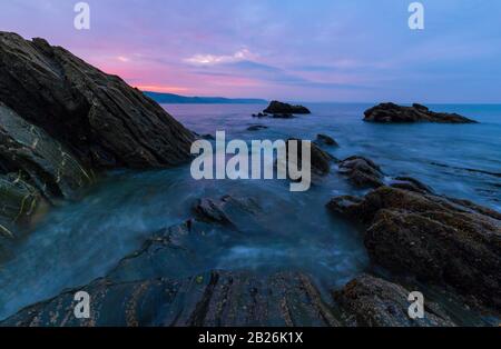 Alba Hannafore Cornovaglia Foto Stock