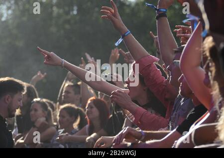 15 Luglio 2016, Kiev, Ucraina - Atlas Weekend International Music Festival Foto Stock