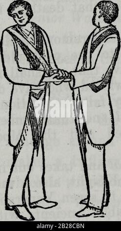 'Cotch Rite murature illustrato : il rituale completo dell'antica e accettata Rite Scozzese profusamente illustrato' (1905) Foto Stock