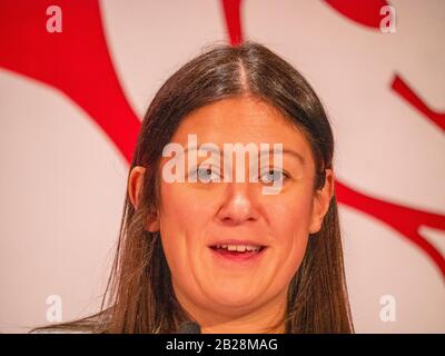 Lisa Nandy MP per Wigan contender per leader del Labor Party Foto Stock