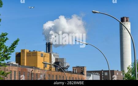 Heizkraftwerk Reuter, Siemensstadt, Spandau, Berlino, Deutschland Foto Stock