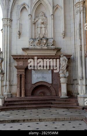 Matthias Corvinus Memorial A Szekesfehervar, Ungheria. Foto Stock