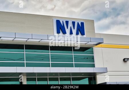 NWN Corporation edificio esterno a Houston, Texas. Azienda che offre soluzioni aziendali tecnologiche integrate per i clienti. Foto Stock