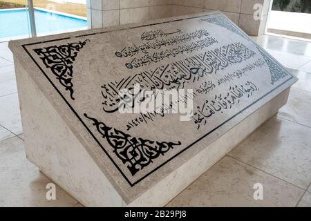 Il mausoleo di Yasser Arafat a Ramallah, Palestina. Foto Stock