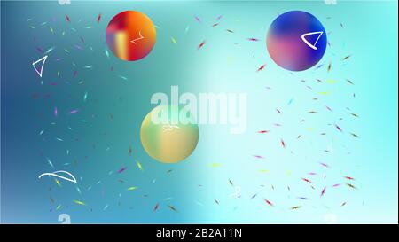 Un'illustrazione dello sfondo a tema spaziale. Liquido ad alta risoluzione e fresco. Illustrazione, colore. Stelle, pianeti, segni. Universo colorato nuovo spazio sfondo. Illustrazione Vettoriale