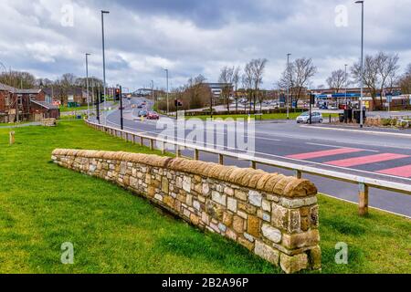 Carl Fogarty Way, Blackburn, Lancashire Foto Stock