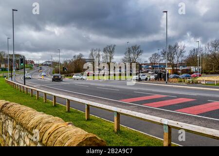 Carl Fogarty Way, Blackburn, Lancashire Foto Stock