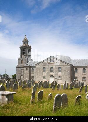 St Georges storica chiesa a Weston sull'isola di Portland off la costa del Dorset Foto Stock