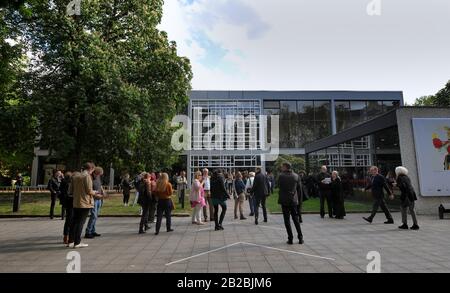 Theatertreffen, l'Haus der Berliner Festspiele, Schaperstrasse, Wilmersdorf, Berlino, Deutschland Foto Stock