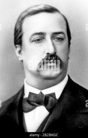 Alexander BORODIN (1833-1887) Comiser russo e chimico in 1865 Foto Stock