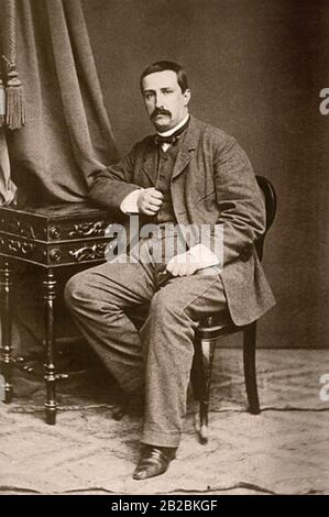 Alexander BORODIN (1833-1887) Comiser russo e chimico in 1865 Foto Stock