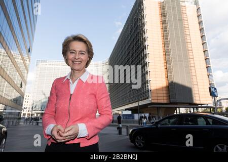 Ursula von der Leyen, Presidente della Commissione europea, 10 settembre 2019 Foto Stock