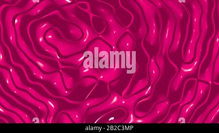 Uniforme 3D sfondo astratto di semplici motivi di colore Rosa polvere con illuminazione e ombre per varie applicazioni che richiedono Foto Stock