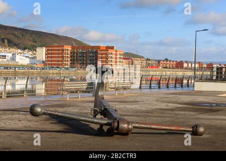 Port Tennant Swansea West Glamorgan Wales Foto Stock