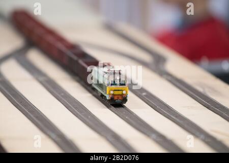 Modello di treno a Gdansk, Polonia. Febbraio 29th 2020 © Wojciech Strozyk / Alamy Stock Foto Foto Stock