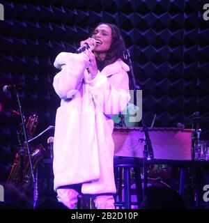 Lo Skivvies in concerto con ospiti speciali al Joe's Pub - Performance. Con: Brennyn Lark Dove: New York, New York, Stati Uniti Quando: 31 Jan 2020 Credit: Joseph Marzullo/Wenn.com Foto Stock