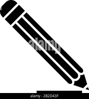 Icona nera Keywording, illustrazione concettuale, simbolo piatto vettoriale, simbolo glifo. Illustrazione Vettoriale