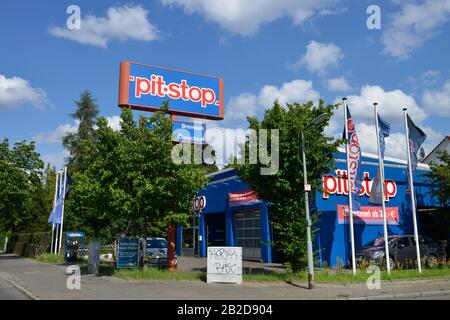 Pit Stop, Johannisthaler Chaussee, Gropiusstadt, Neukoelln, Berlino, Deutschland Foto Stock