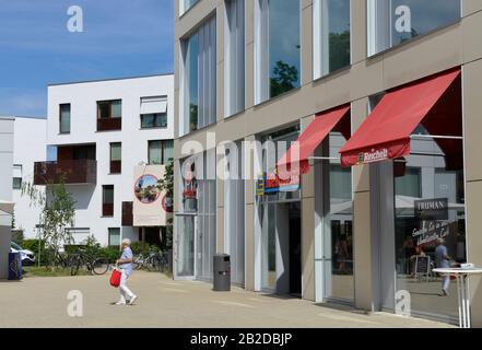 Neubaugebiet 'Fuenf Morgen', Clayallee, Dahlem, Steglitz-Zehlendorf, Berlino, Deutschland Foto Stock