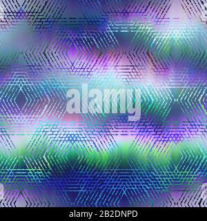 Orologio sovraurale con motivo digitale Surreal ombre Foto Stock