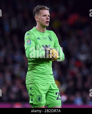 ORJAN NYLAND, PORTIERE ASTON VILLA, 2020 Foto Stock