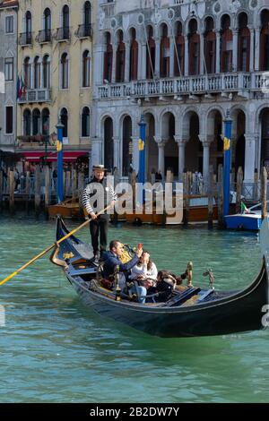 Carnevale E Maschere Del Canaletto Di Venezia Foto Stock