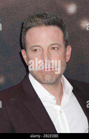 Ben Affleck 03/01/2020 la prima mondiale del 'The Way Back' tenuto al L.A. Live Regal Cinemas a Los Angeles, California. CA. Foto di I. Hasegawa / HNW / PictureLux Foto Stock