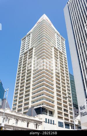 Quay West Apartment Building A Albert Street, Auckland City Centre, Auckland, Auckland Region, Nuova Zelanda Foto Stock