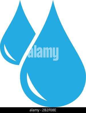 Un modello di icona a forma di goccia di colore nero modificabile. Un'icona a forma di goccia immagine vettoriale piatta per la progettazione grafica e web. Illustrazione Vettoriale