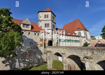 Moritzburg, Friedemann-Bach-Platz, Halle an der Saale, Sachsen-Anhalt, Deutschland Foto Stock