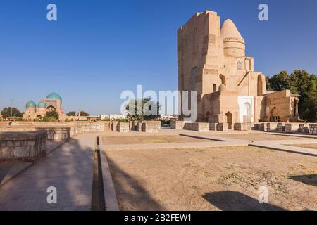 Dorus Saodat Complex, Shahrisabz, o Shakhrisabz, Qashqadaryo Region, Uzbekistan, Asia centrale, Asia Foto Stock