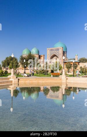 Dorut Tilavat Complex, Shahrisabz, o Shakhrisabz, Qashqadaryo Region, Uzbekistan, Asia centrale, Asia Foto Stock