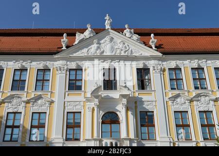 Del Landtag, Domplatz, Magdeburgo, Sachsen-Anhalt, Deutschland Foto Stock