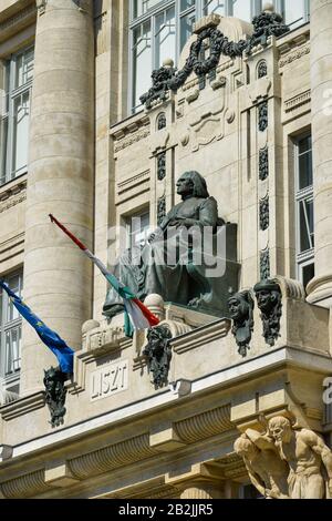 Franz-Liszt-Musikakademie, Liszt Ferenc ter, Budapest, Ungarn Foto Stock