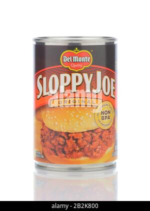 Irvine, CALIFORNIA - 23 MAGGIO 2019: Una lattina di del Monte Sloppy Joe Sauce Sapore Originale. Foto Stock