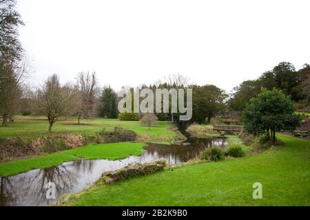 Terreni di Blarney Castle, Paese Cork, Irlanda Foto Stock