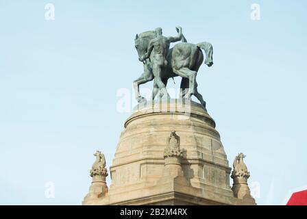 Pretoria, Sudafrica - 05 Feb 2019: Union Buildings, Pretoria, Sudafrica - Statua Foto Stock