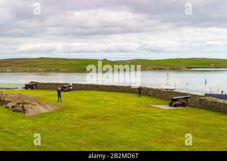 Fort Charlotte a Lerwick alle isole Shetland Foto Stock