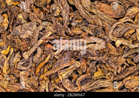 Tè rosso giovane Pu Erh di alta qualità Studio Shot Foto Stock