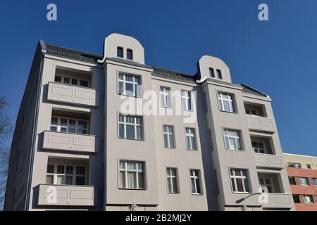 Altbau, Schmiljanstrasse, Friedenau, Berlino, Deutschland Foto Stock