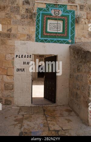 Strada del Medio Oriente - Israele, città vecchia di Gerusalemme Foto Stock