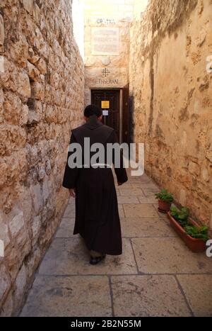 Strada del Medio Oriente - Israele, città vecchia di Gerusalemme Foto Stock