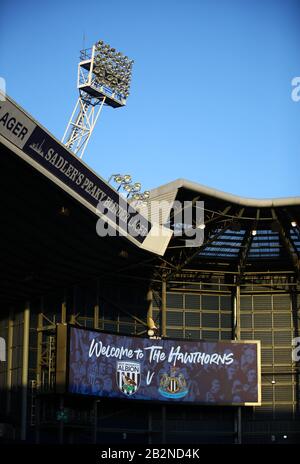 Una vista generale dello stadio durante la quinta partita della fa Cup al Hawthorns, West Bromwich. Foto Stock